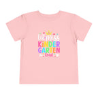 Little Miss Kindergarten Grad. FRONT & BACK — Toddler Graduation Tee