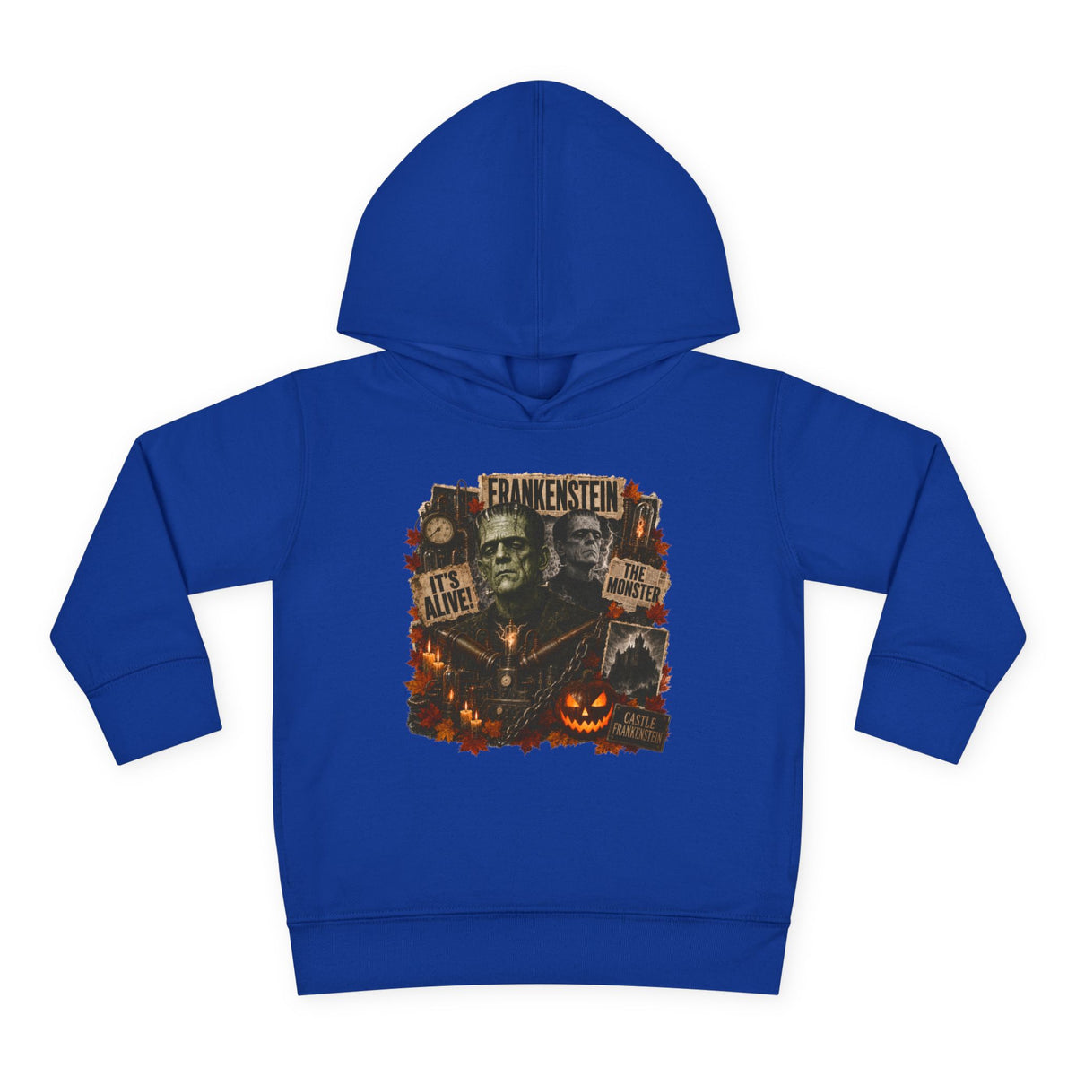 Frankenstein Toddler Hoodie - Cute Spooky Halloween Pullover