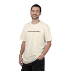 EMBROIDERED Custom Text Comfort Colors Unisex (Light Colors/Shades) T-Shirt