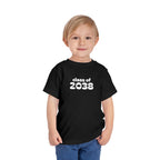 Toddler Tee - "Class of 2038" Front & "Already Awesome" Back Preschool Graduation Shirt