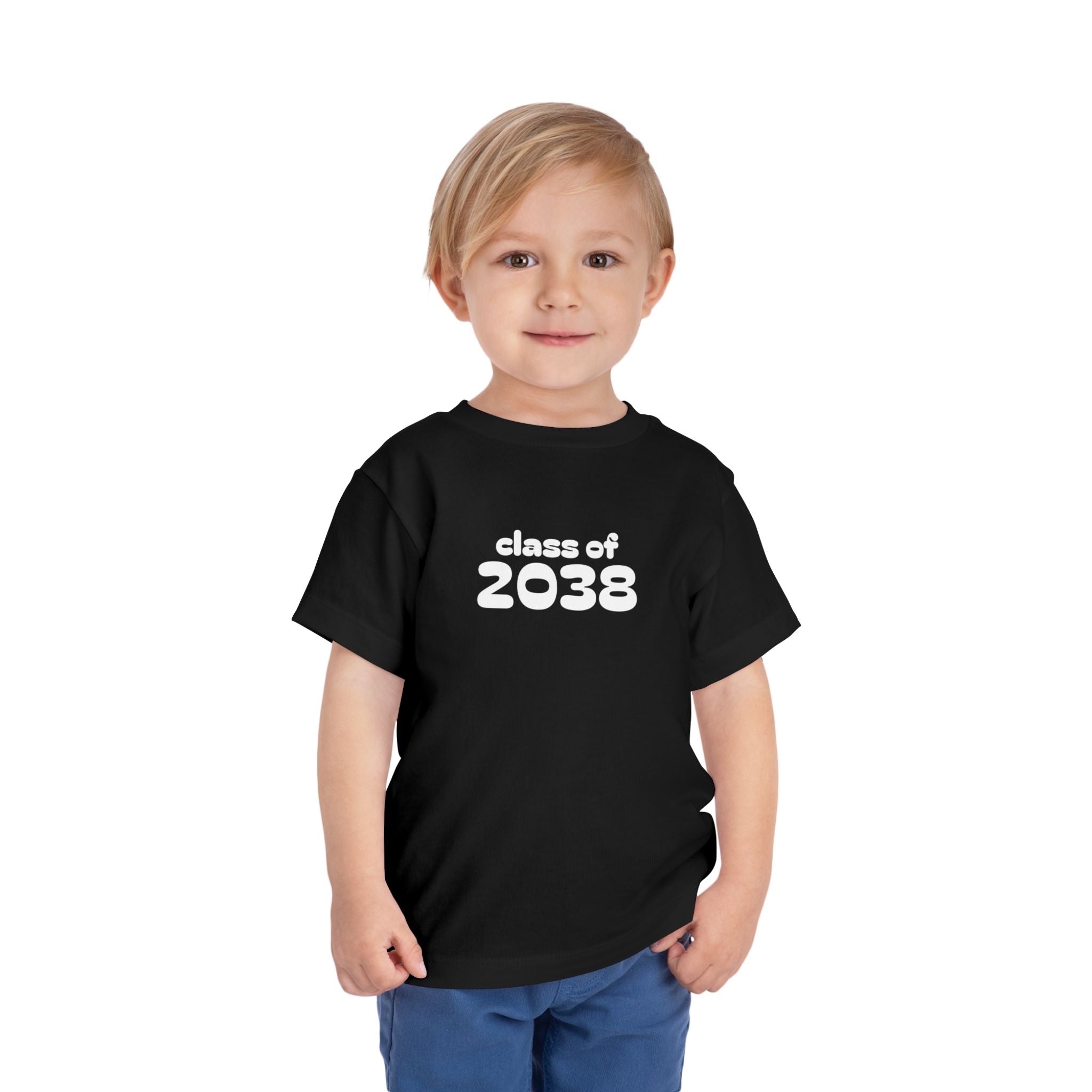 Toddler Tee - "Class of 2038" Front & "Already Awesome" Back Preschool Graduation Shirt