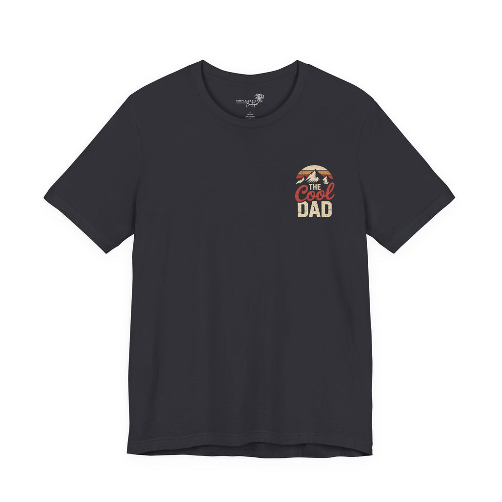 The Cool Dad — Left Chest Print T-Shirt