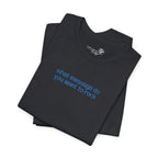 Men's Personalized Embroidered T-Shirt — Your Words, Your Way