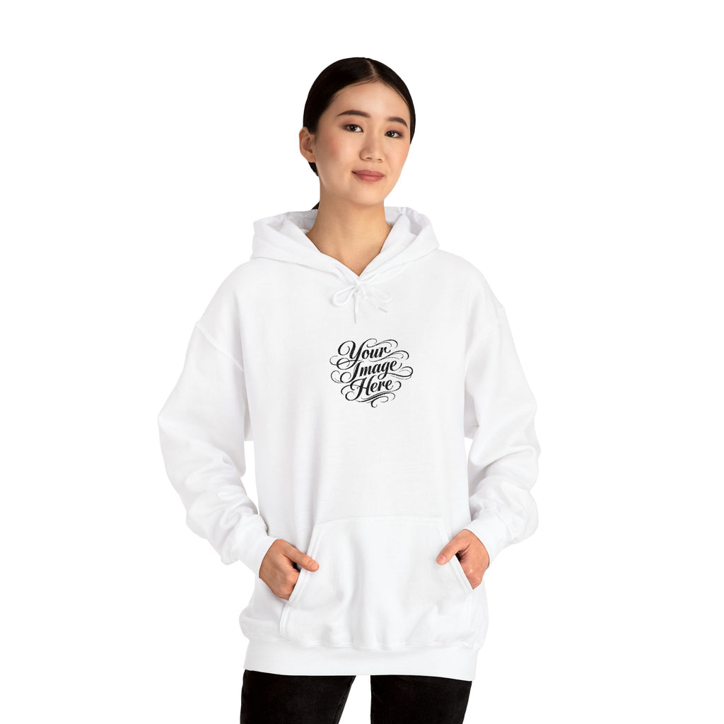 EMBROIDERED Custom Image (Light Colors/Shades) Hoodies