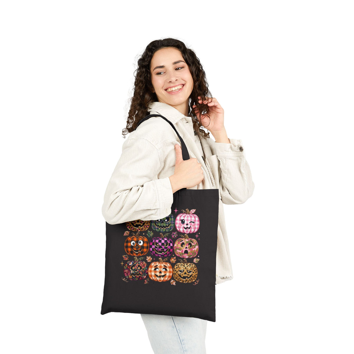 Halloween Patchwork Pumpkins Tote
