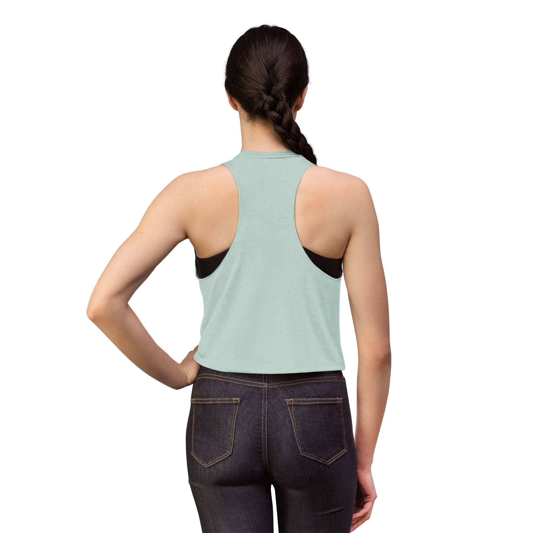 Women's Crop Tank — Custom Text