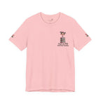 Just an RN and her books Unisex T-Shirt with imprinted sleeves - Print