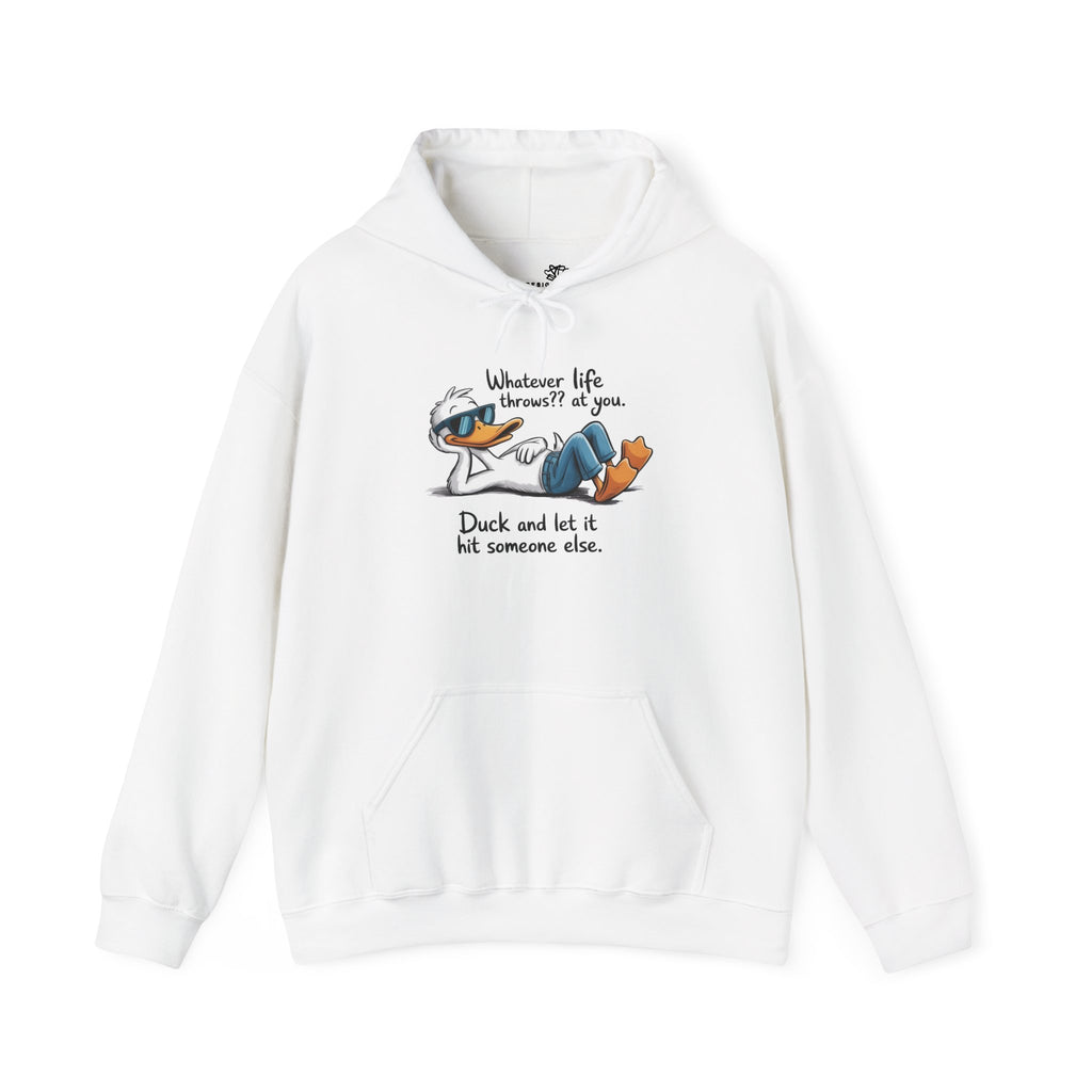 Funny 'Whatever Life Throws At You' Graphic - Cozy Hoodie