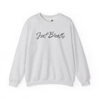 Just Breathe FRONT & BACK Graphic - Cozy Pullover Sweatshirt