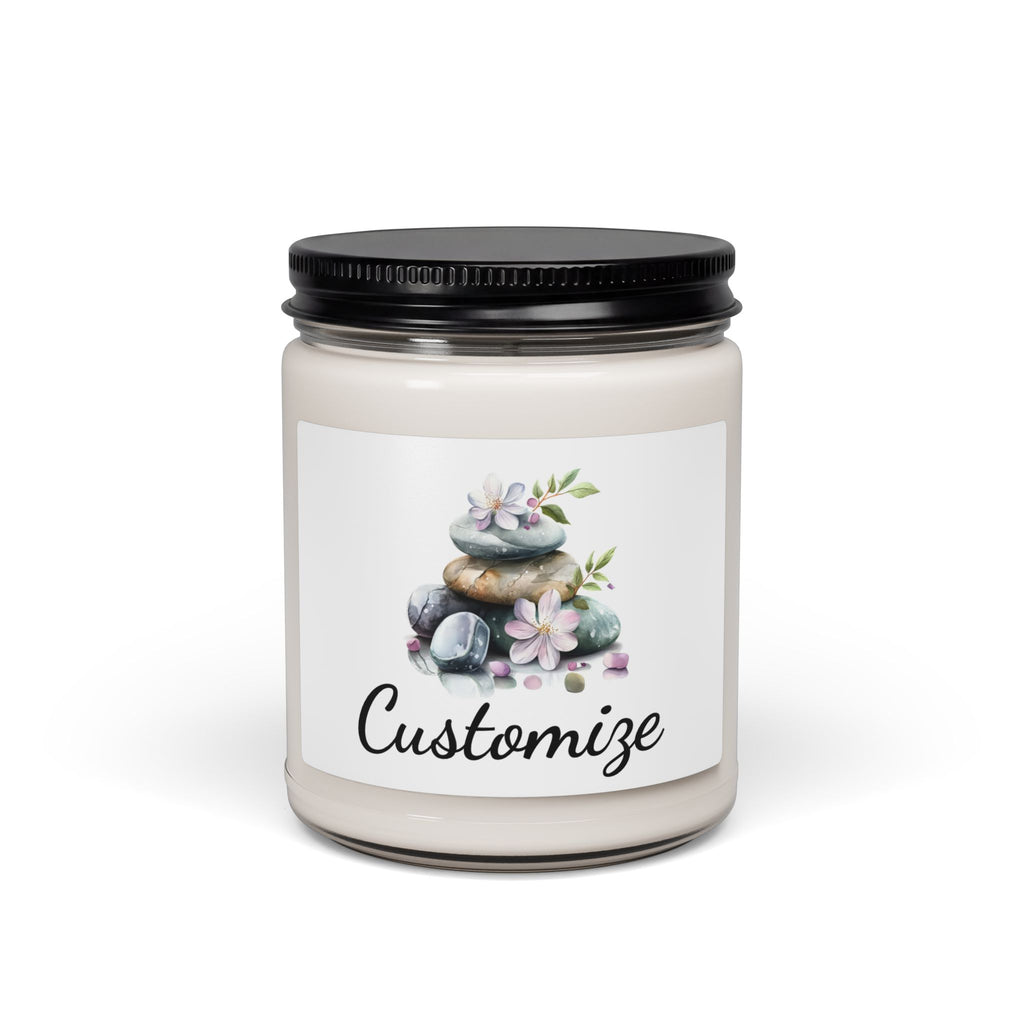 Personalized Upload Image and/or Text Scented Soy Candle
