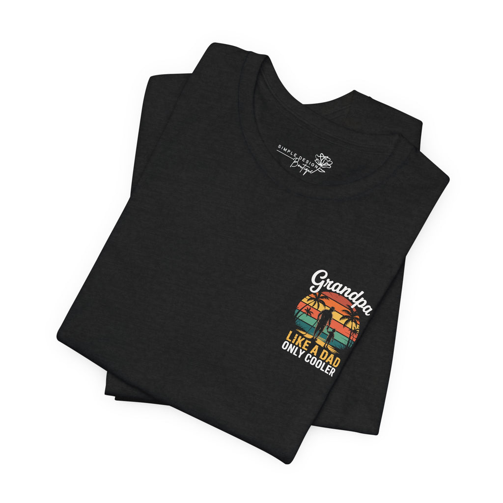 Grandpa Like Dad But Only Cooler T-Shirt — Funny Golf Tee