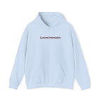 EMBROIDERED Custom Text (Light Colors/Shades) Unisex Hoodies
