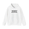 "I Just Want to Eat Popcorn and Watch Scary Movies" Cozy Halloween Hoodie