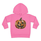 Toddler Halloween Pumpkin Hoodie — Patchwork Jack-O'-Lantern Pullover