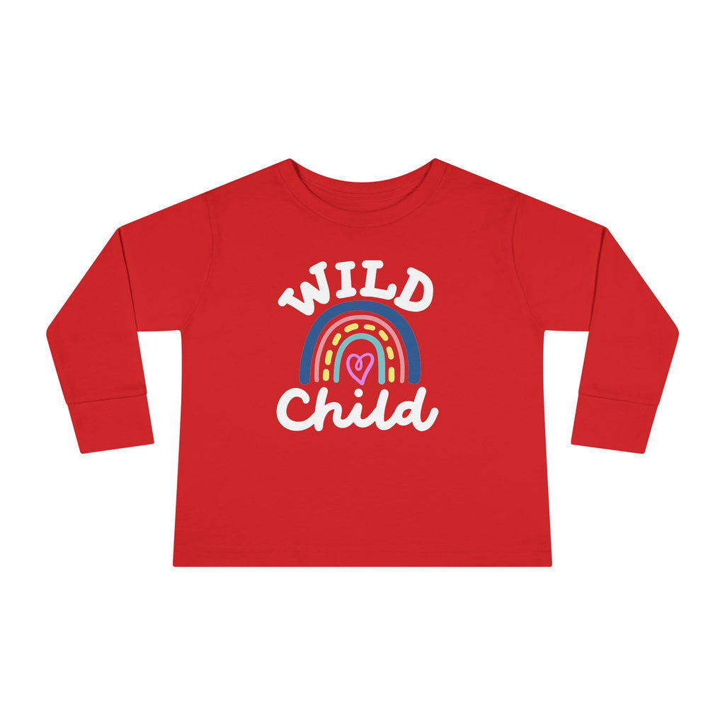 Wild Child — Toddler Long Sleeve Tee for Boys & Girls