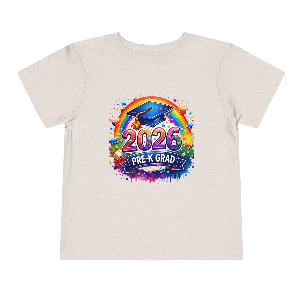 2026 Pre-K Graduate — Vivid Bright Design Toddler T-Shirt