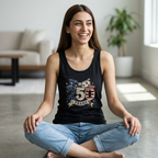 America 250 Years Patchwork Patriotic Tank Top — Fourth of July Women’s Sleeveless Shirt | XS–2XL