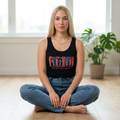 Freedom Patriotic Tank Top — Text Graphic Fourth of July Shirt | XS–2XL