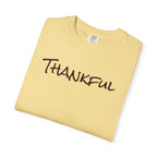 Thankful Unisex Comfort Colors T-Shirt – Gratitude Thanksgiving Tee
