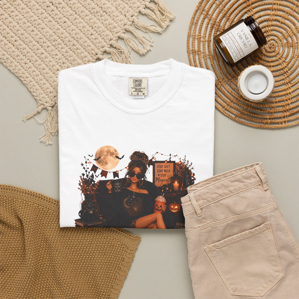 I am just here for the BOOS (lol) Graphic Comfort Colors T-Shirt