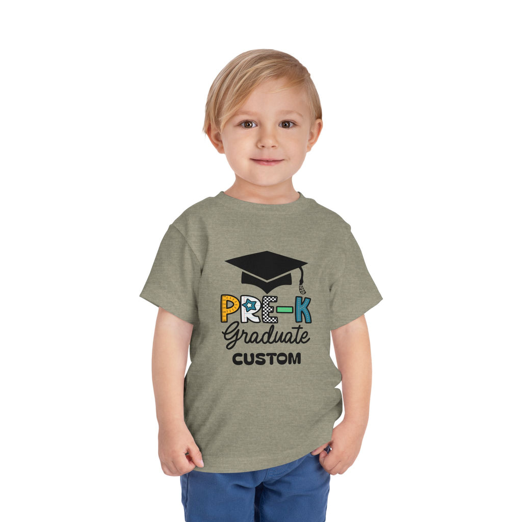 Mister Pre-K Grad Nailed It FRONT & BACK - Customizable Graduation Tee