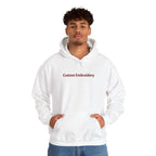 EMBROIDERED Custom Text (Light Colors/Shades) Unisex Hoodies