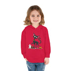 Toddler Halloween Cat Hoodie – Cute Black Kitty with Pumpkins Pullover