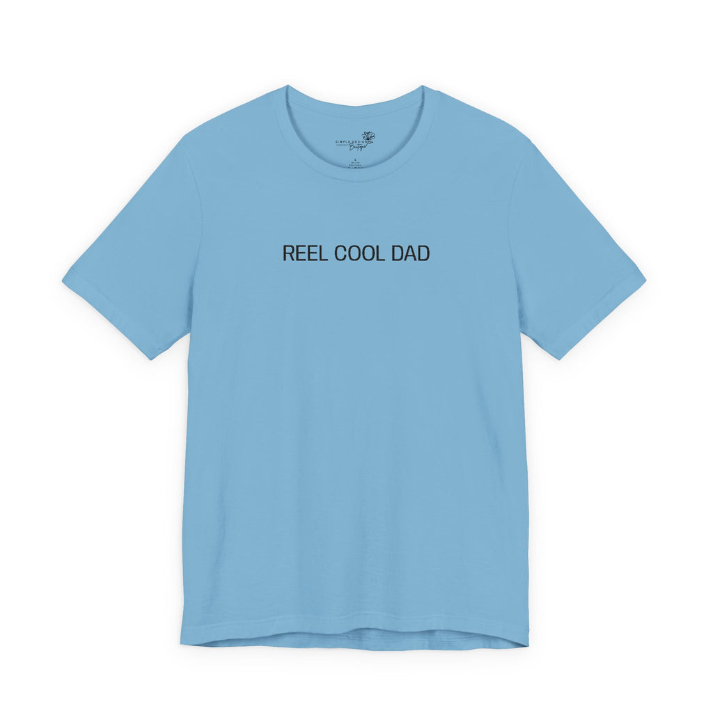 Reel Cool Dad — Embroidered T-Shirt