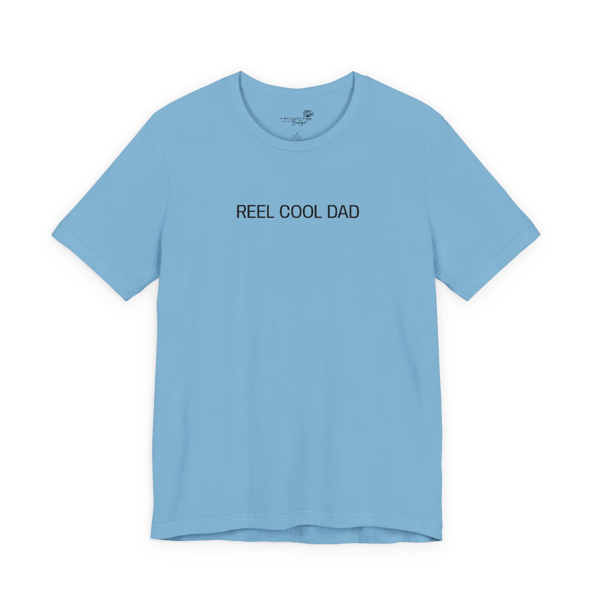 Reel Cool Dad — Embroidered T-Shirt