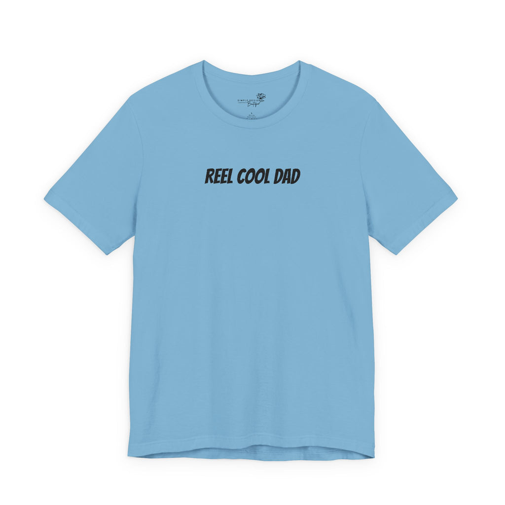Reel Cool Dad — Embroidered T-Shirt