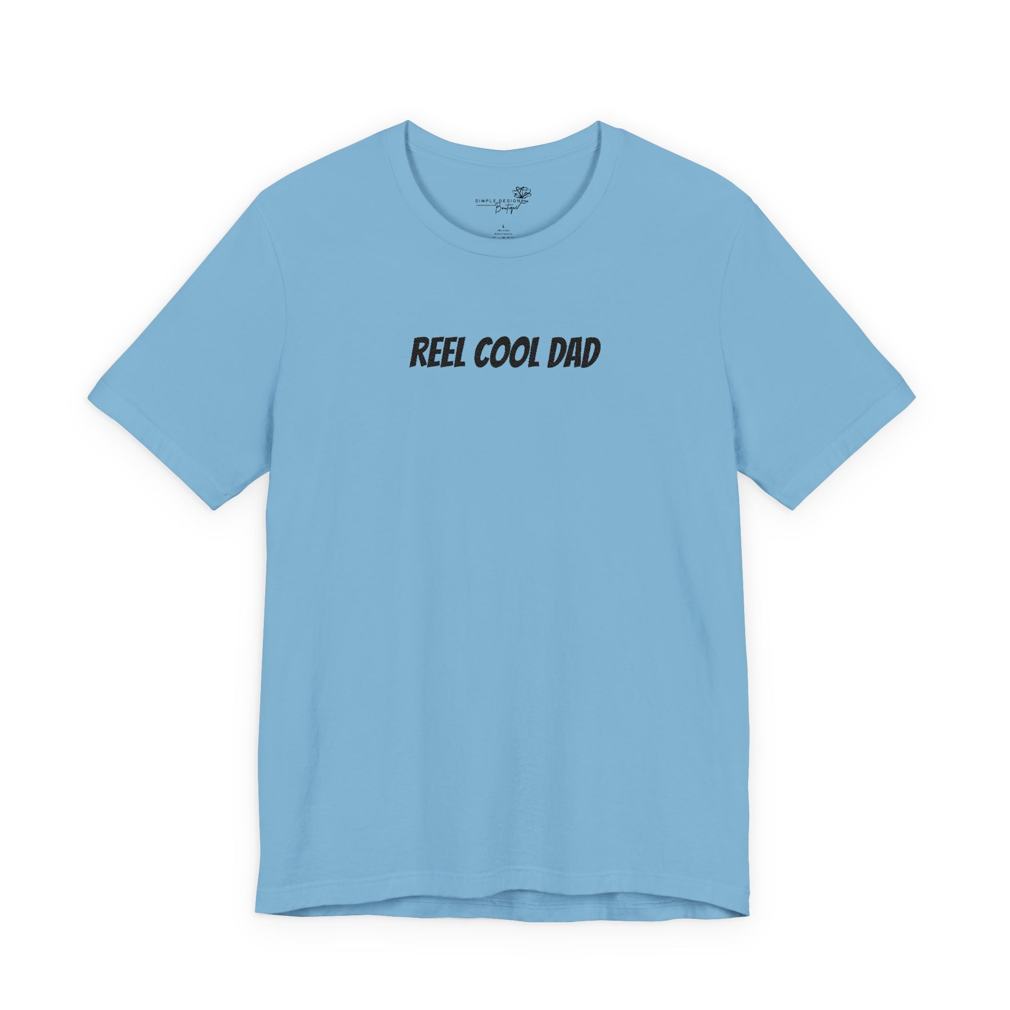Reel Cool Dad — Embroidered T-Shirt