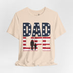 Dad Life T-Shirt — American Flag Patriotic Father’s Day Tee