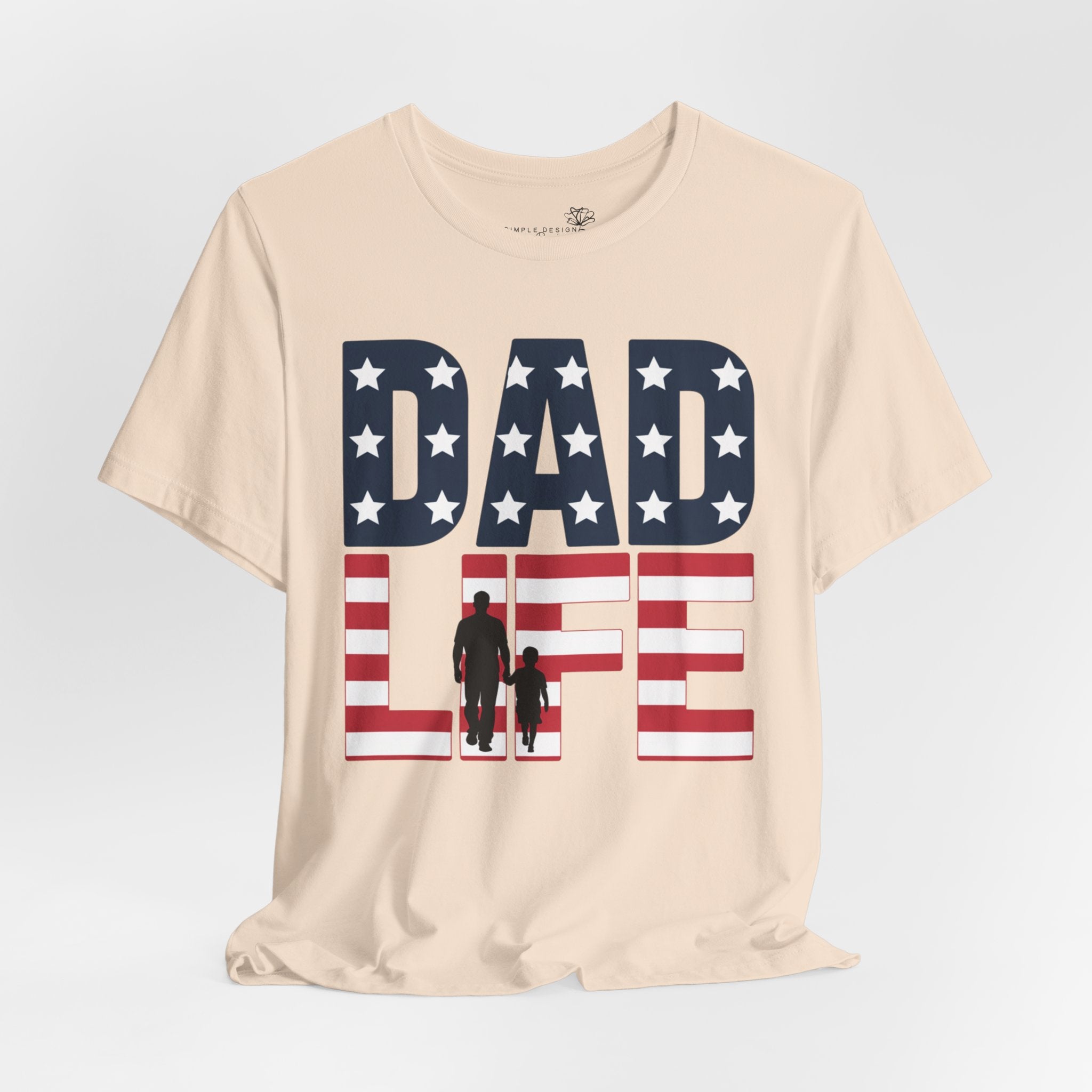 Dad Life T-Shirt — American Flag Patriotic Father’s Day Tee