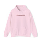 EMBROIDERED Custom Text (Light Colors/Shades) Unisex Hoodies
