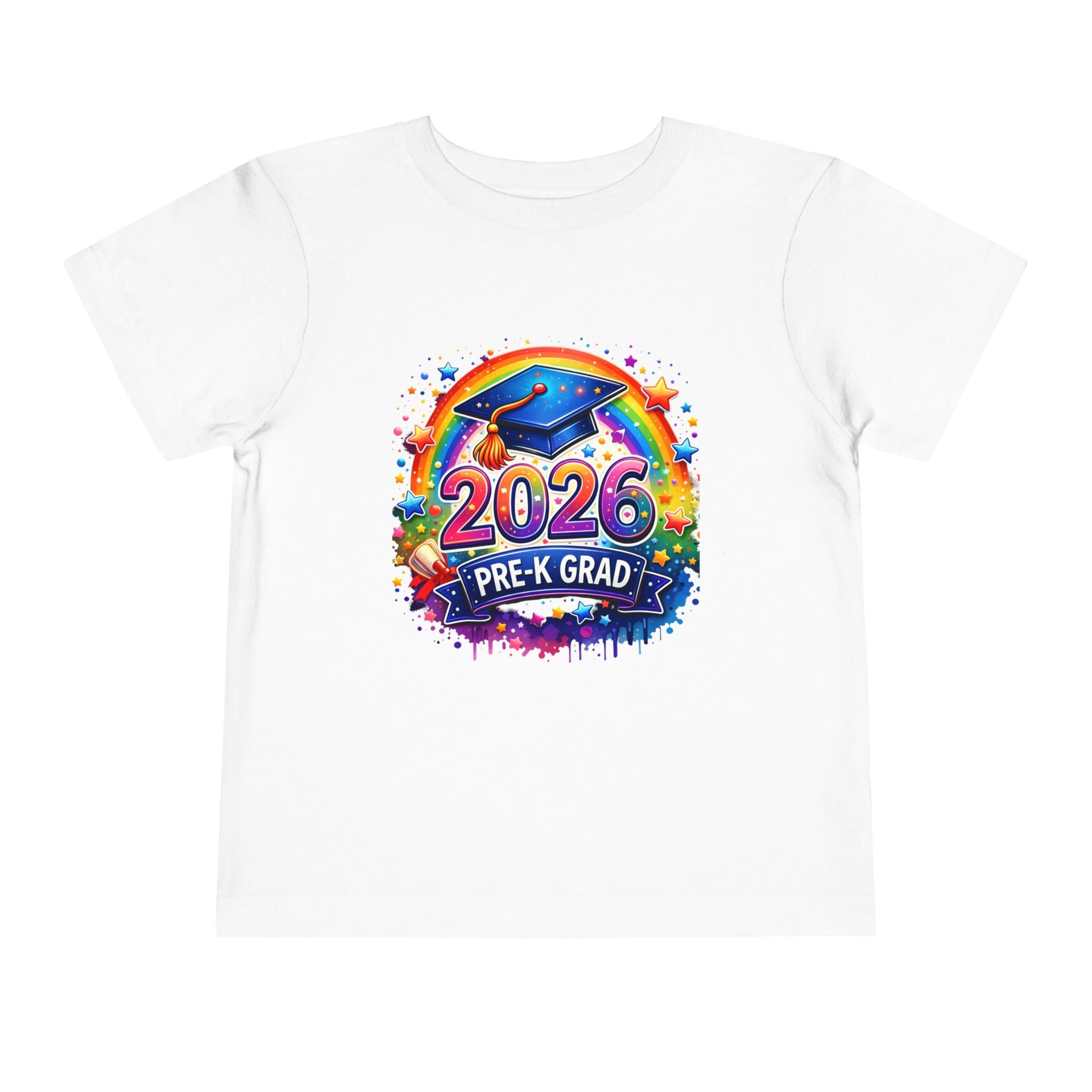 2026 Pre-K Graduate — Vivid Bright Design Toddler T-Shirt