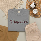 Thankful Unisex Comfort Colors T-Shirt – Gratitude Thanksgiving Tee