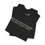 Custom Text T-Shirt — Personalized Unisex Tee