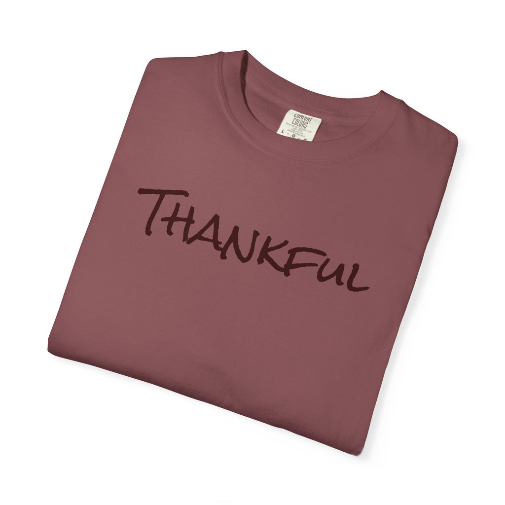 Thankful Unisex Comfort Colors T-Shirt – Gratitude Thanksgiving Tee