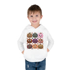 Toddler Halloween Pumpkin Hoodie — Colorful Patterned Jack-O’-Lanterns