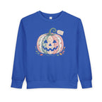 Toddler Sweatshirt - Patchwork Jack-O'-Lantern Pumpkin Pullover