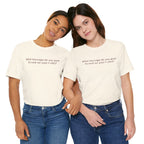 Custom Text T-Shirt — Personalized Unisex Tee