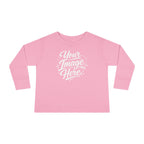 Toddler Long Sleeve Tee — Custom Image & Optional Text