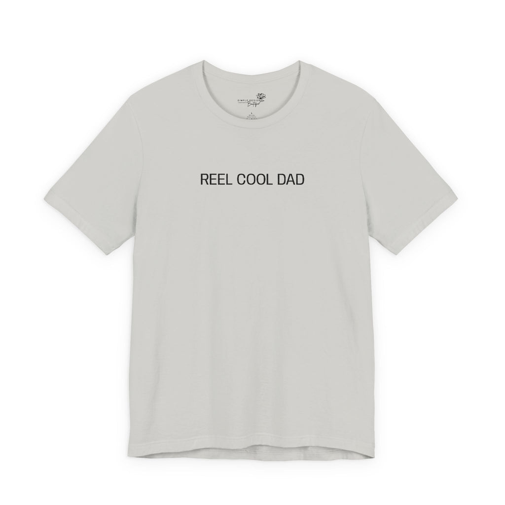 Reel Cool Dad — Embroidered T-Shirt