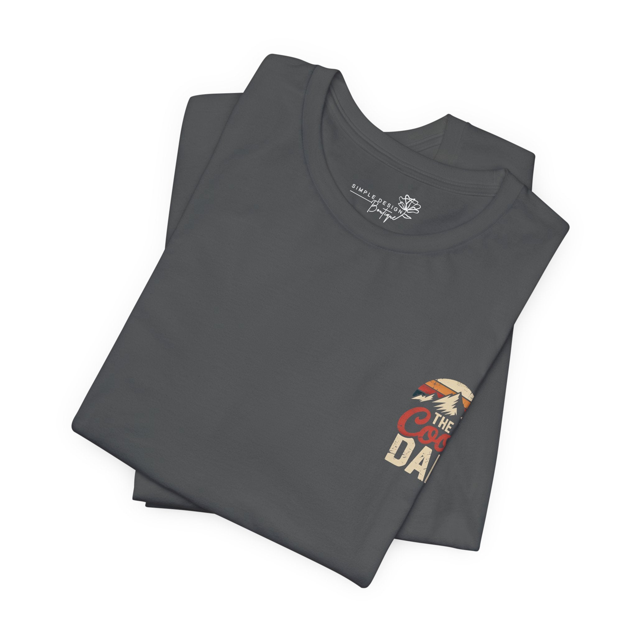 The Cool Dad — Left Chest Print T-Shirt