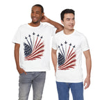 American Flag Jet Flyover T-Shirt — Patriotic 4th of July Tee