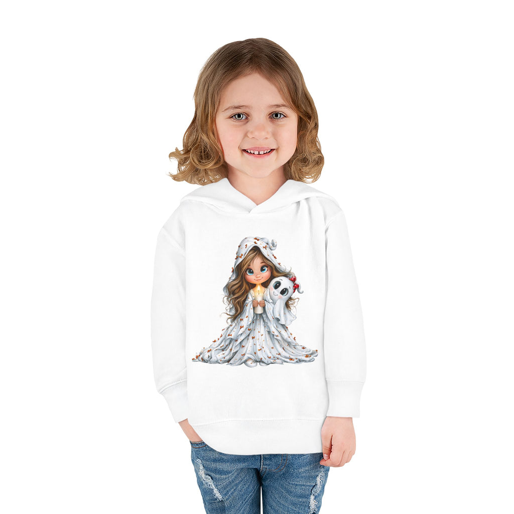 Toddler Girl and Ghost Pullover Hoodie