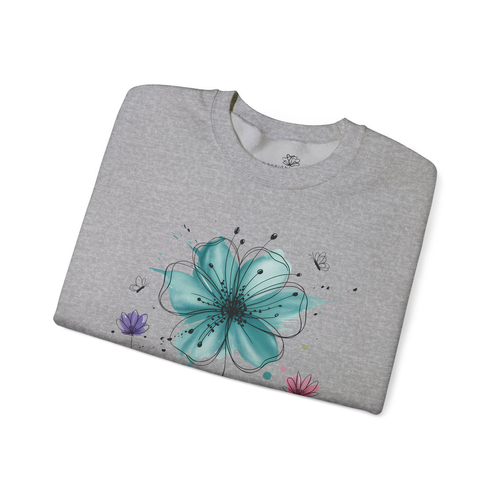 "Mama" Boho Flower Crewneck Sweatshirt — Mother's Day Gift