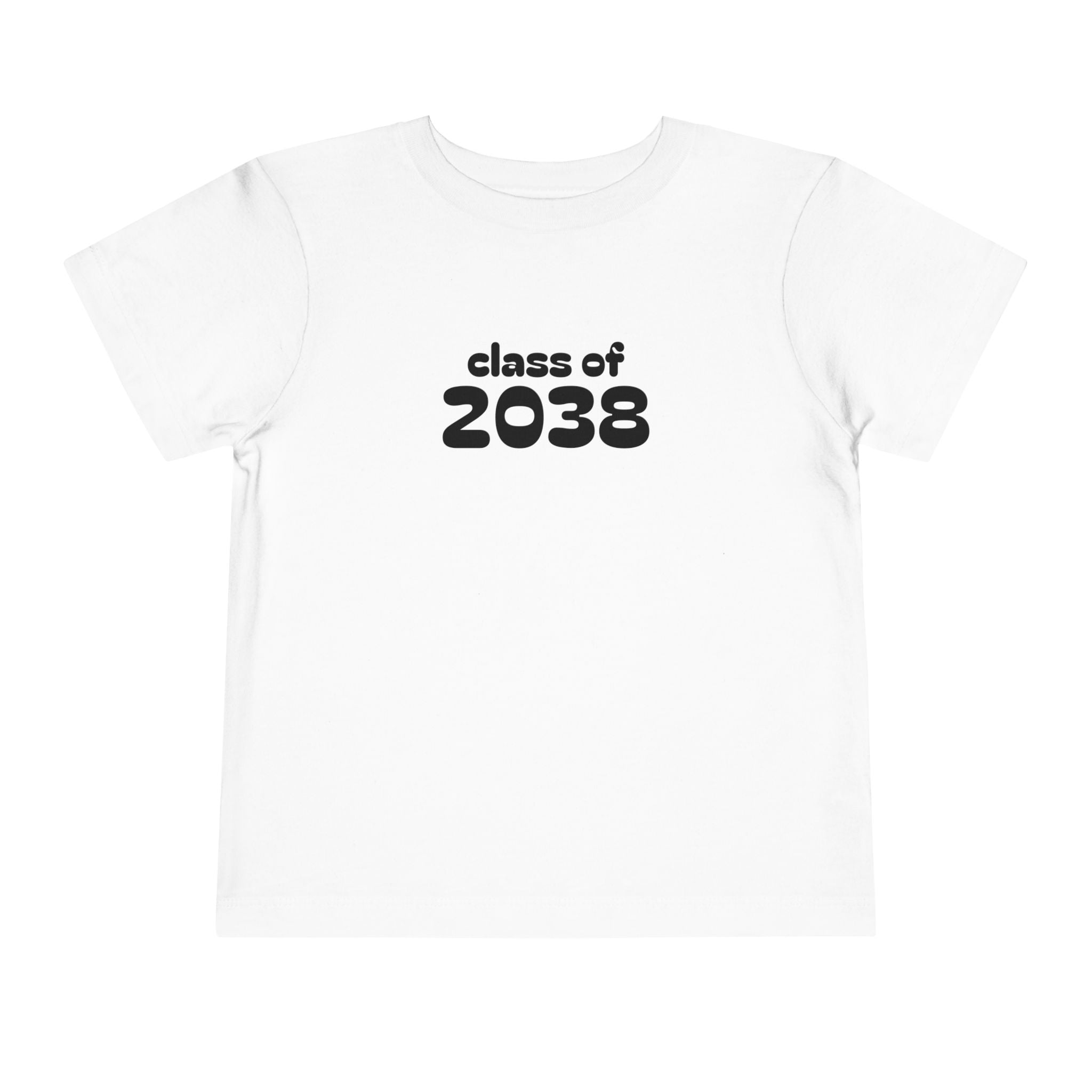 Toddler Tee - "Class of 2038" Front & "Already Awesome" Back Preschool Graduation Shirt