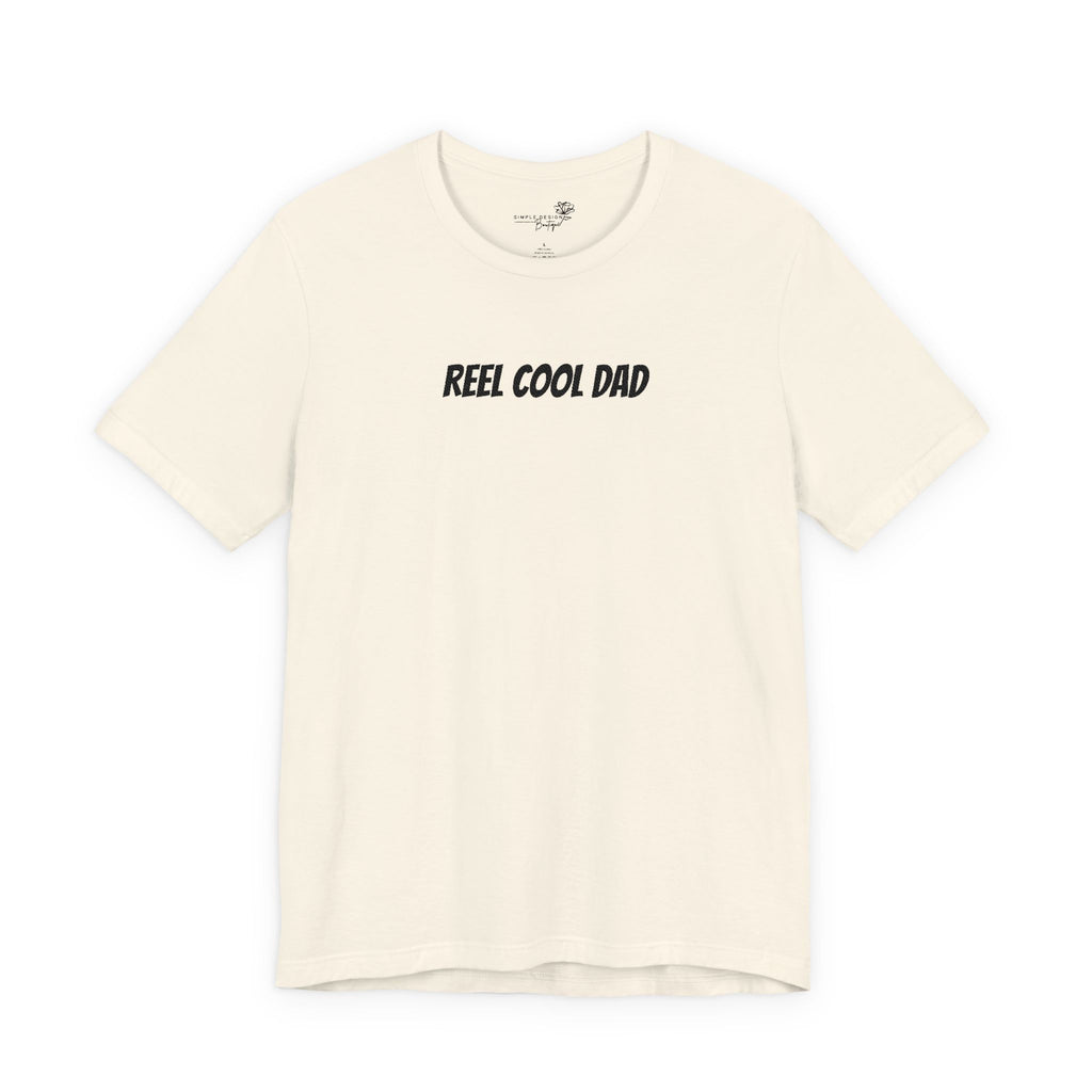 Reel Cool Dad — Embroidered T-Shirt