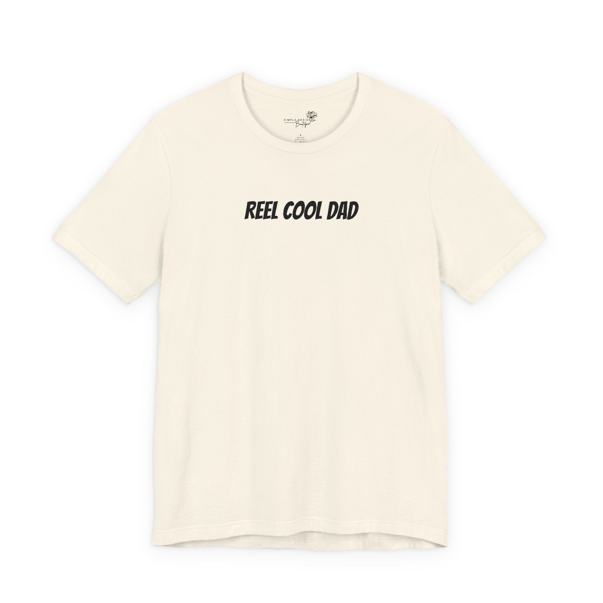 Reel Cool Dad — Embroidered T-Shirt
